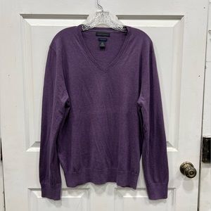 Banana Republic purple luxury blend men’s sweater Size Large